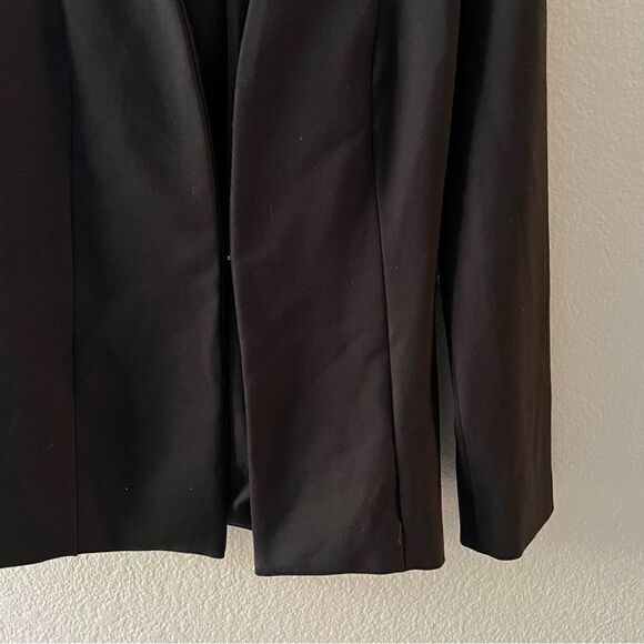 Revolve Krisa Blazer Black Ponte Hook & Eye Closure Blazer XS - Picture 13 of 14